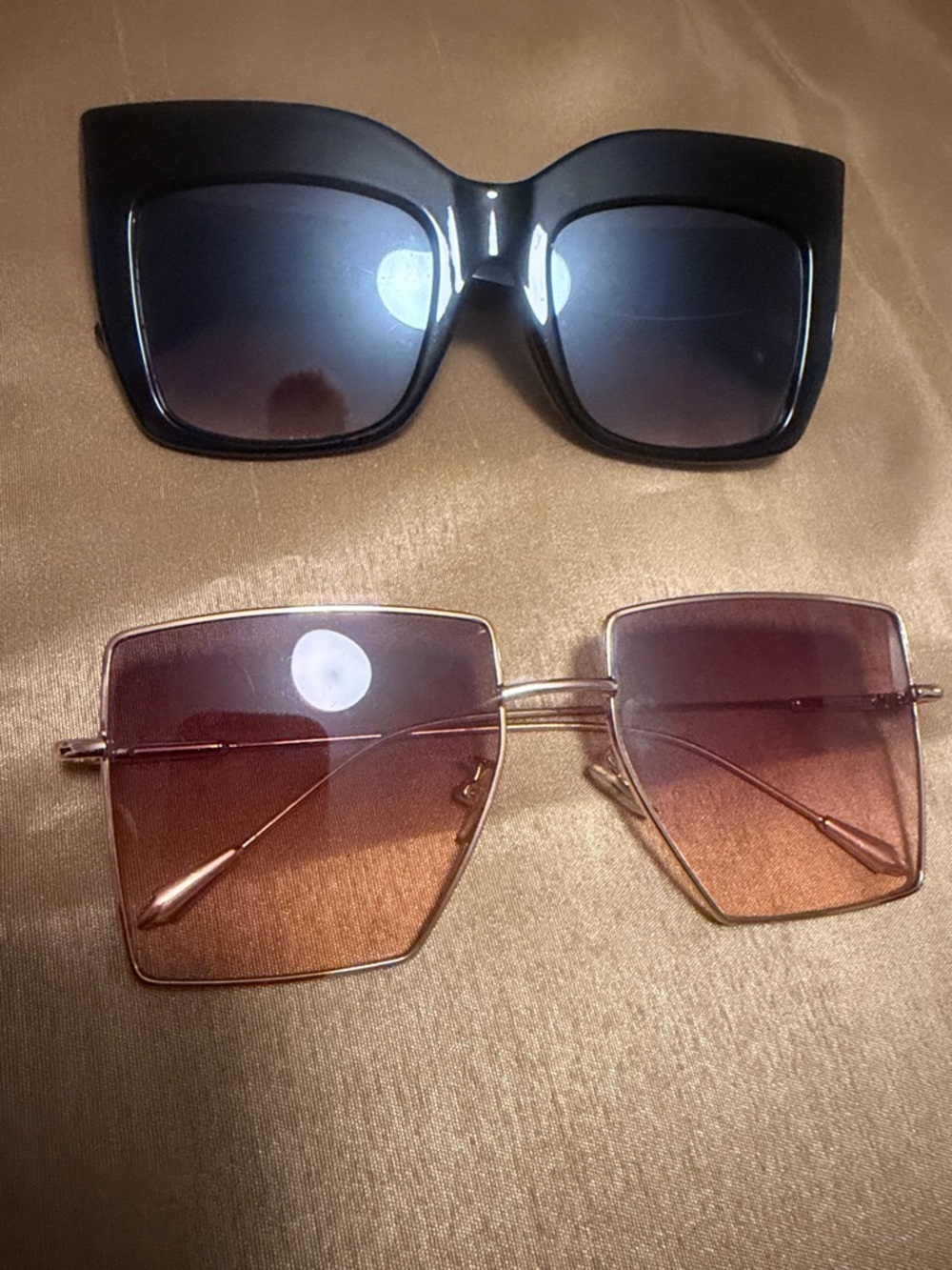 Women’s Sunglasses - Black & Rose Gold